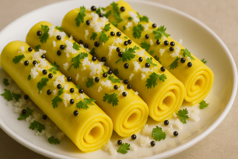 Khandvi: Rolled Perfection